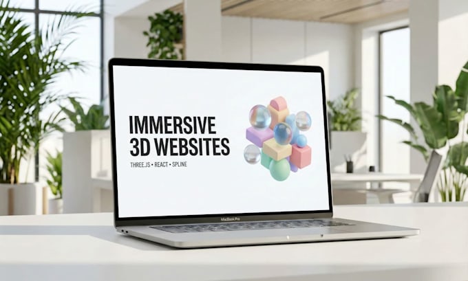 develop an immersive 3d website
