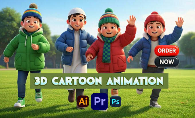 Create engaging 3d style cartoon animation videos making for youtube ...