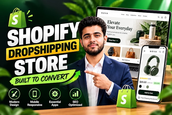 build a high converting shopify dropshipping store