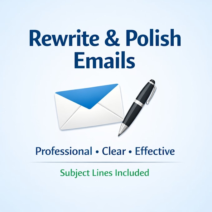 write and polish professional emails for you