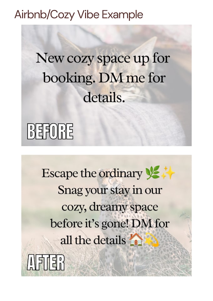 write warm airbnb listings that convert guests