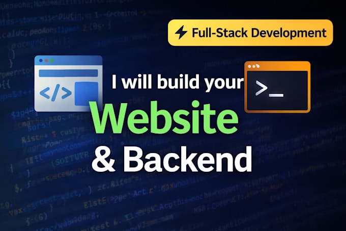 build a modern responsive website with backend and database
