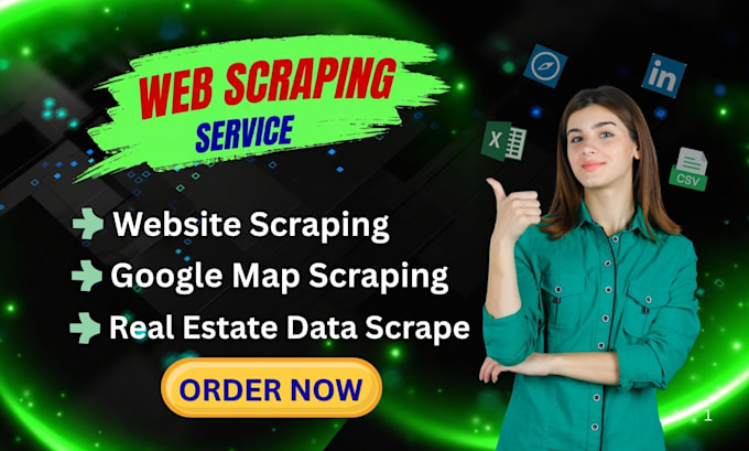 do web scraping and extract clean data in excel, CSV or json