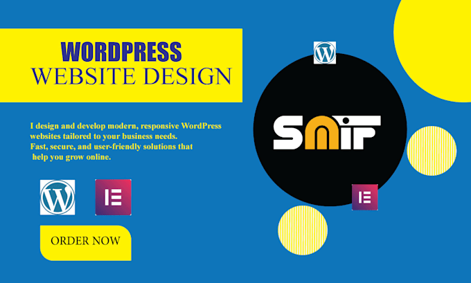 design an elementor page design or ecommerce website design