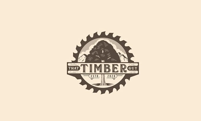 do glamorous rustic logo for woodworker using reclaimed logs