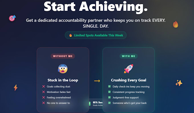 be your dedicated accountability partner and body double