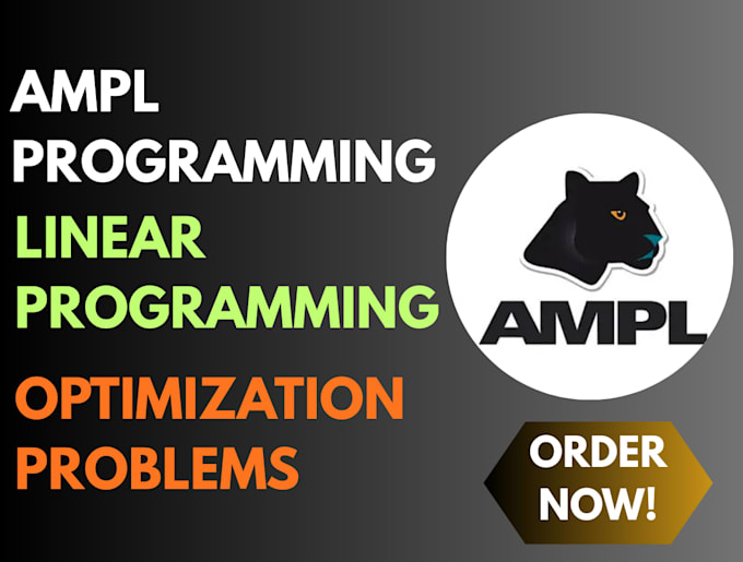 do linear programming and optimization problems projects using ampl