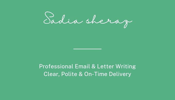 write professional english emails and formal letters