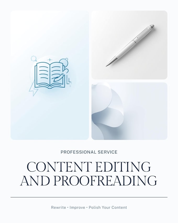 rewrite and improve your content for clarity and readability