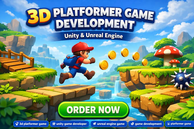 Develop 2d,3d online multiplayer game using unity or unreal engine and ...
