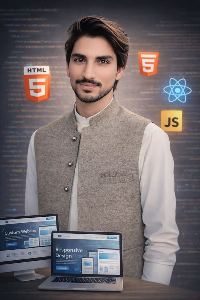 create a responsive website by using html css and java script