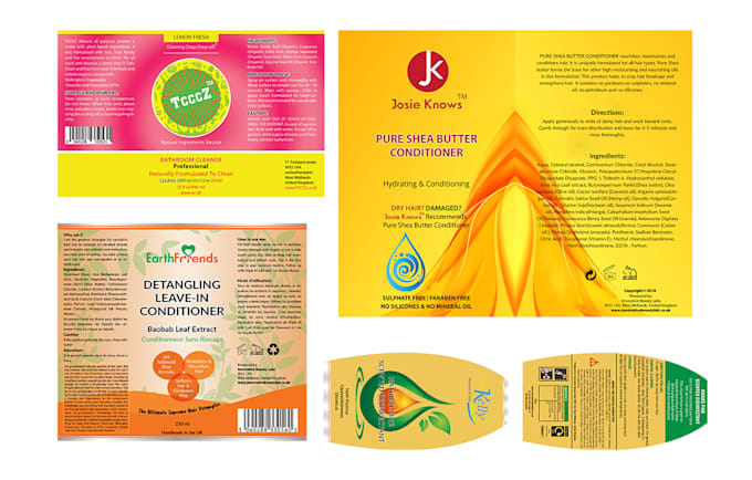 design professional product label of your product