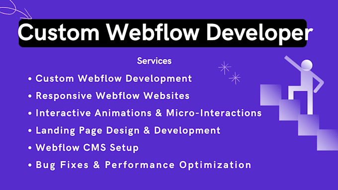 be webflow developer for webflow website, figma to webflow, webflow animation