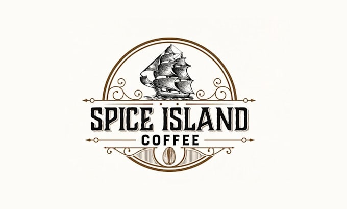 design famous unique logo for spice island coffee