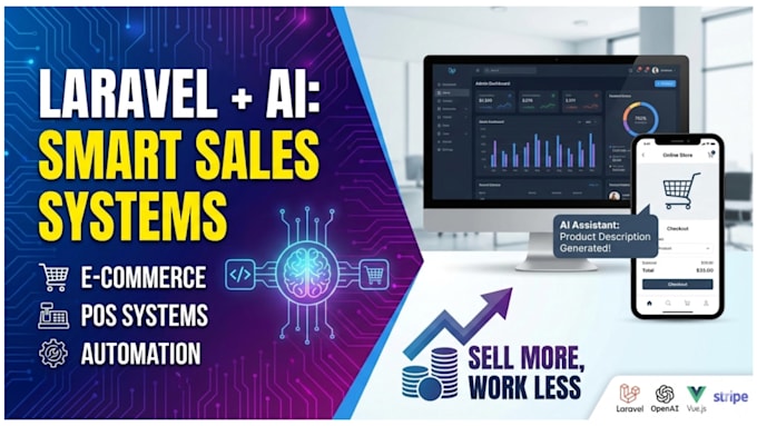 build ai powered laravel ecommerce store or pos systems