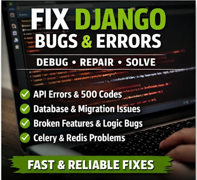 fix django bugs, errors, and backend issues