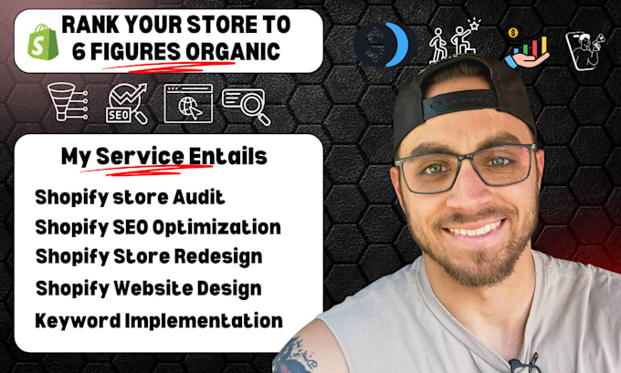 do shopify store audit, improve shopify SEO shopify website design and redesign