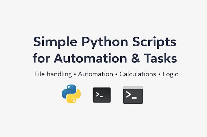 write a simple python script for you