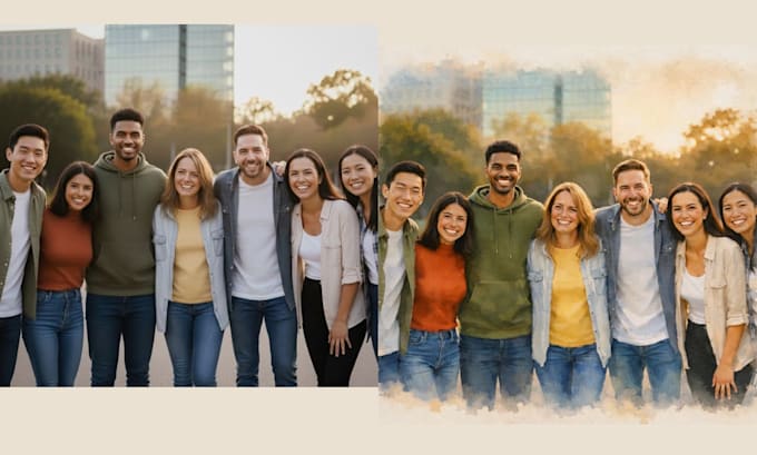 make your photo look like a professional digital drawing