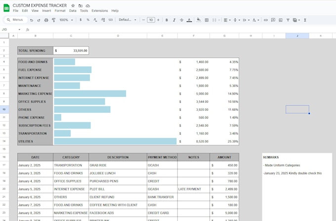 help with bookkeeping data entry, expense tracking, and reports