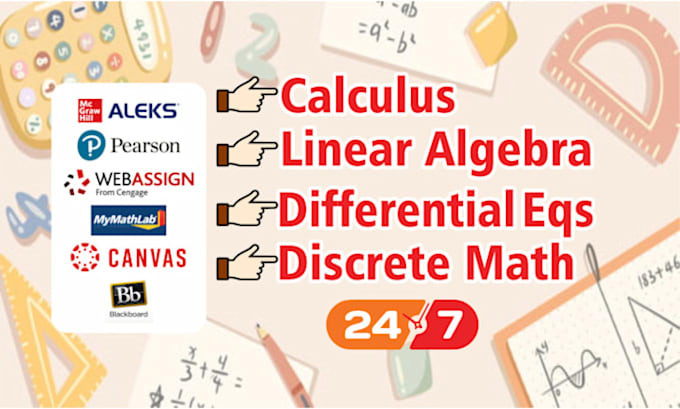 Tutor linear algebra, calculus and discrete mathematics step by step by ...