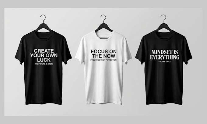 design a custom minimalist t shirt for print on demand and merch brands