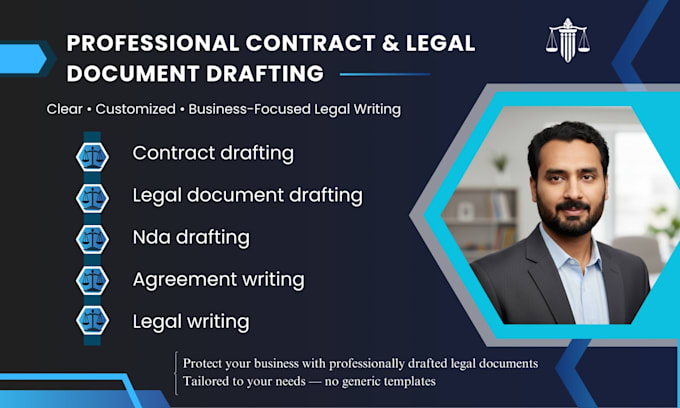 draft contracts, agreements, legal documents, nda