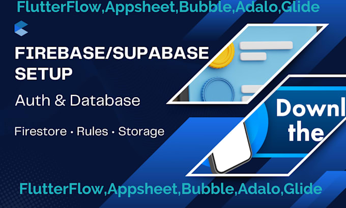 Setup firebase and supabase authentication and database for your app by ...