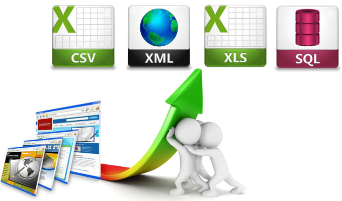 do web scraping,data extractions to csv, excel, sql