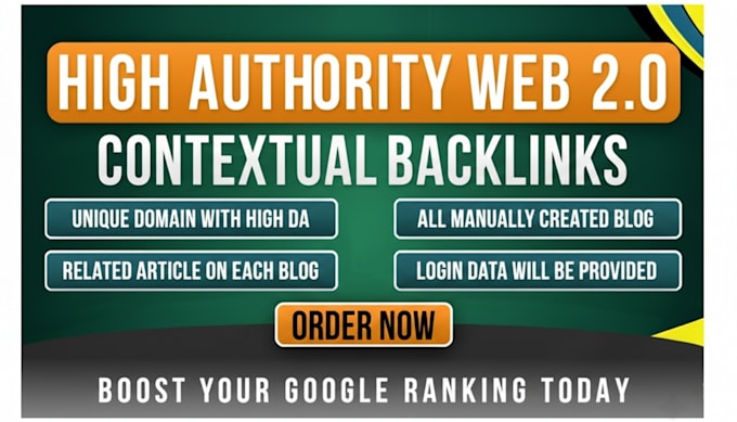 create SEO web 2 0 backlinks manually