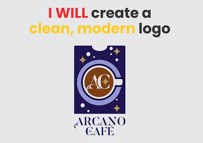 create a clean, modern logo from your concept or reference
