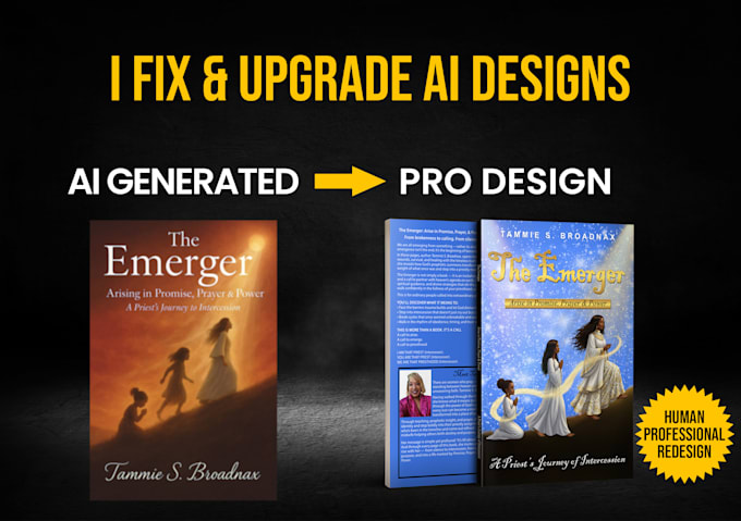 professionally redesign and refine your ai generated design