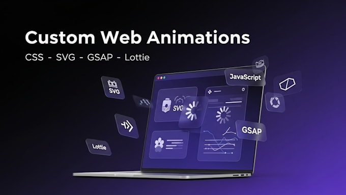 Create custom css, svg, js and gsap animations for your website by ...