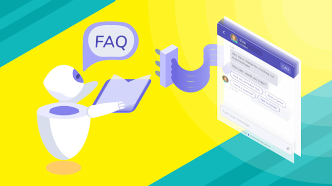 create smart faq chatbot for website, telegram, or messenger