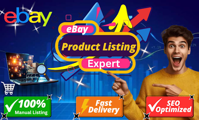 do ebay product listing and upload ebay listing manually