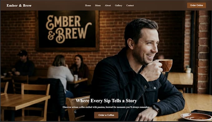 build a modern responsive website