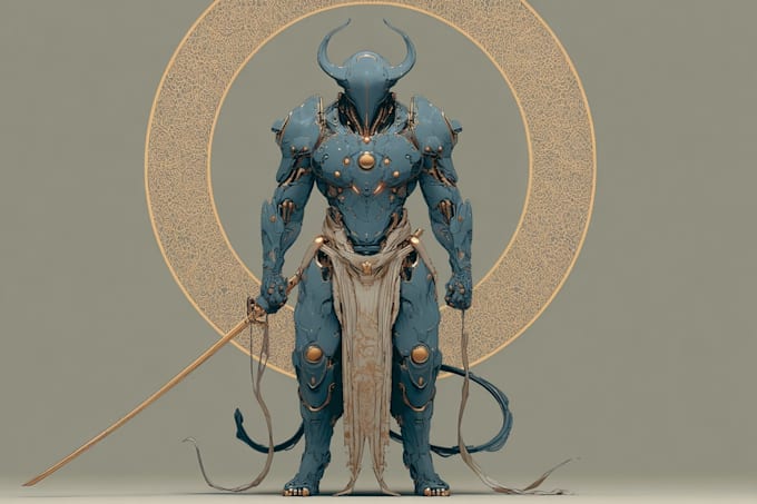 make any character design sci fi, mythology, for you