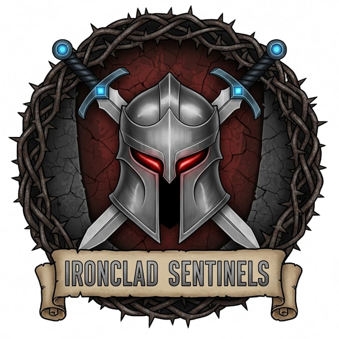design a bold and powerful warrior logo for your brand