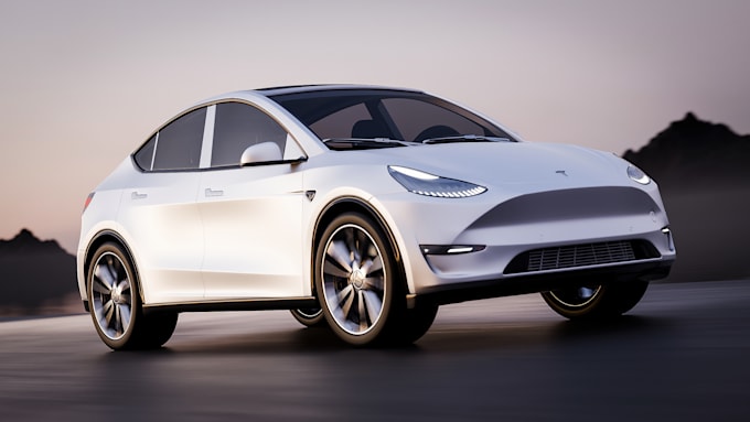 design a professional automotive 3d model in blender for cgi