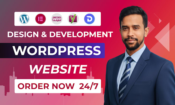 build custom wordpress website, design or redesign and development