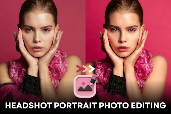 do professional headshot portrait photo editing