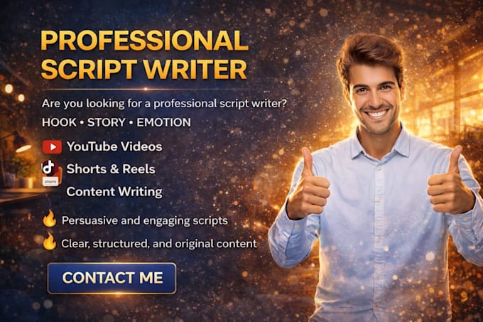 Write engaging youtube shorts reel and viral video scripts by Sagar ...