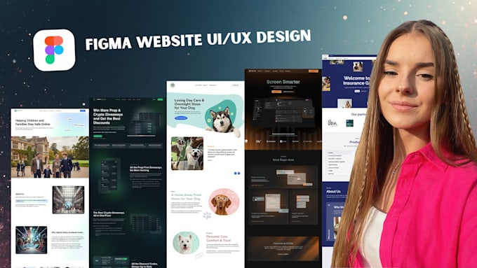 Design a professional figma website or landing page ui by Evelina_ba ...