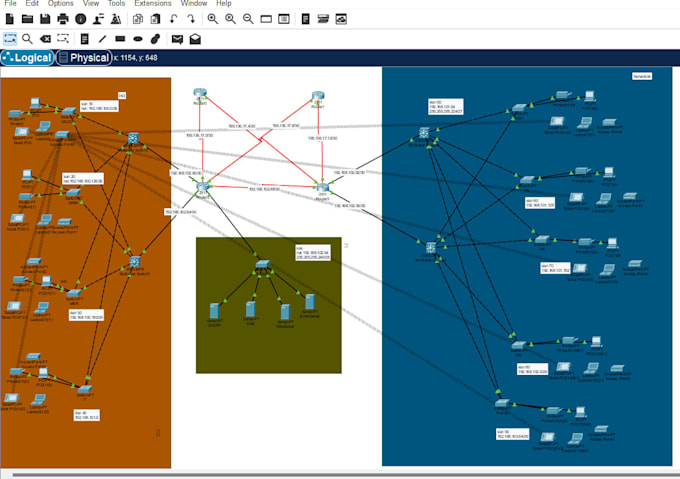 design and simulate networks using cisco packet tracer