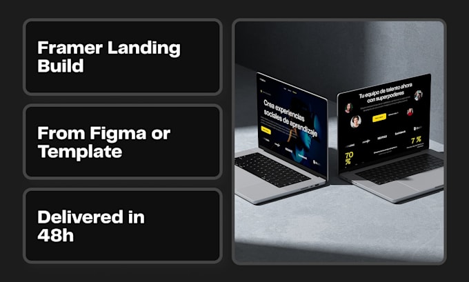 Build your framer landing in 48 hours from figma or template by ...