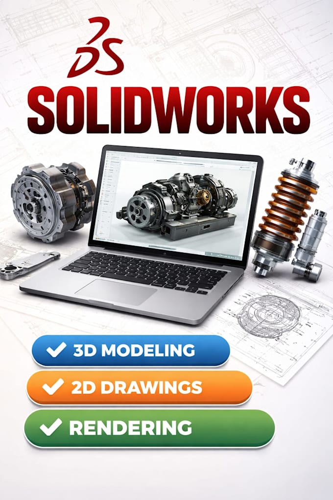 custom 3d modeling in solidworks for metal designs