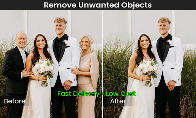 remove unwanted objects or people from photos professionally