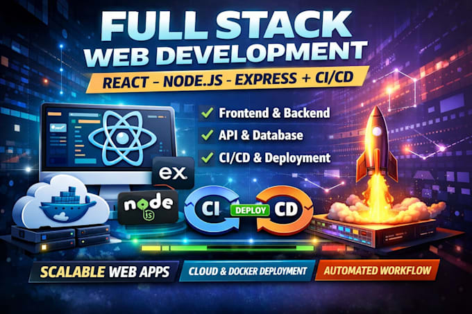 build a full stack web app using react nodejs express