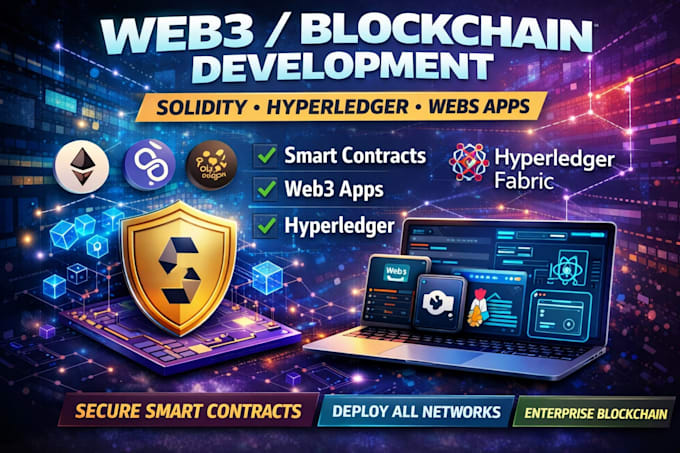 develop smart contracts and web3 apps with solidity and hyperledger fabric