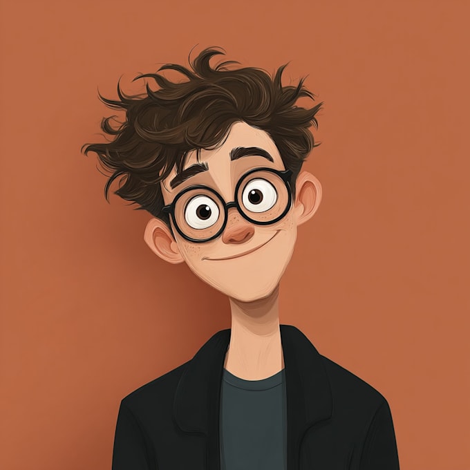 portrait into a disney style cartoon